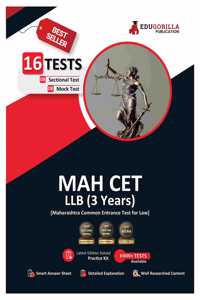 MAH CET LLB 3 Years Exam Prep Book 2023 - 8 Full Length Mock Tests and 8 Sectional Tests (1500 Solved Objective Questions) with Free Access to Online Tests