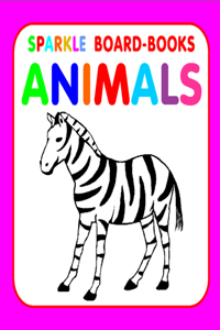 Sparkle Board Book - Animals