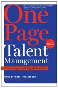 One Page Talent Management