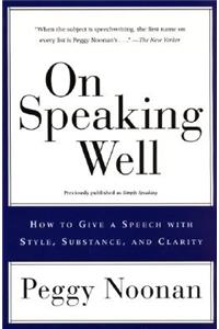 On Speaking Well