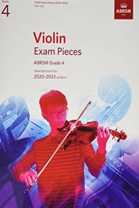 Violin Exam Pieces 2020-2023, ABRSM Grade 4, Part