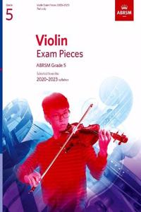 Violin Exam Pieces 2020-2023, ABRSM Grade 5, Part