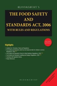 Bloomsbury's The Food Safety and Standards Act, 2006 with Rules and Regulations