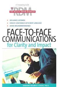 Face-To-Face Communications for Clarity and Impact