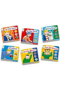 Oxford Reading Tree: Level 1: Floppy's Phonics: Sounds and Letters: Pack of 6