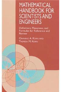 Mathematical Handbook for Scientists and Engineers