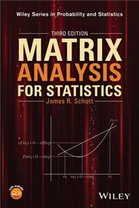 Matrix Analysis for Statistics