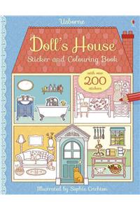 Doll's House Sticker and Colouring Book