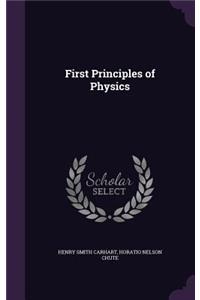 First Principles of Physics