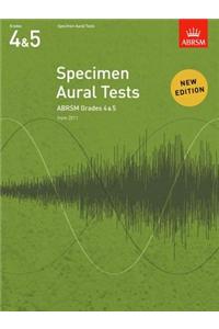 Specimen Aural Tests, Grades 4 & 5