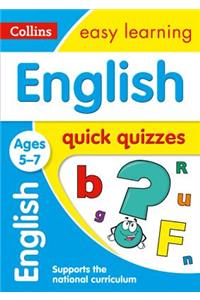 English Quick Quizzes: Ages 5-7