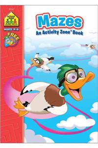 School Zone Mazes 64-Page Workbook