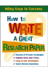 How to Write a Great Research Paper