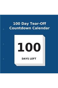 100 Day Tear-Off Countdown Calendar