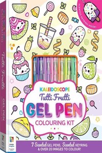 Kaleidoscope Colouring Tutti Frutti Gel Pen Colouring Kit