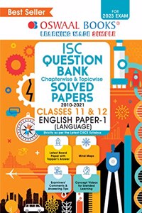 Oswaal ISC Question Bank Class 12 English Paper-1 Language Book (For 2023 Exam)