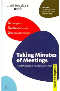 Taking Minutes of Meetings