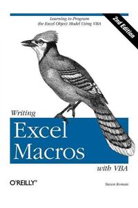 Writing Excel Macros with VBA