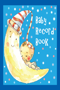 Baby Record Book (Blue)