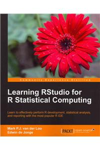 Learning Rstudio for R Statistical Computing