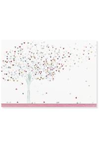 Note Card Tree of Hearts