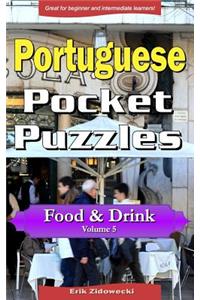 Portuguese Pocket Puzzles - Food & Drink - Volume 5