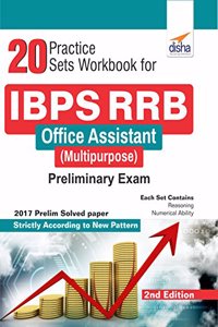 20 Practice Sets Workbook for IBPS-CWE RRB Office Assistant (Multipurpose) Preliminary Exam