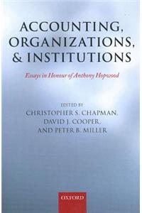 Accounting, Organizations, and Institutions