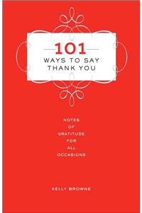 101 Ways to Say Thank You