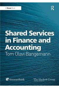 Shared Services in Finance and Accounting