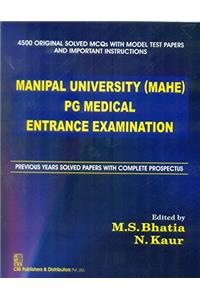 Manipal University (MAHE) PG Medical Entrance Examination