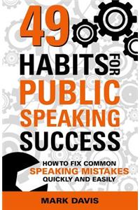 49 Habits for Public Speaking Success