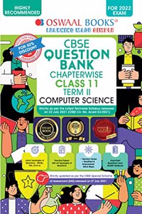 Oswaal CBSE Question Bank Chapterwise For Term 2, Class 11, Computer Science (For 2022 Exam)