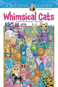 Creative Haven Whimsical Cats Coloring Book