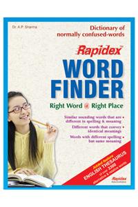 Rapidex Word Finder : Right Word at Right Place