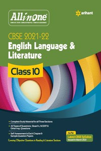 CBSE All In One English Language & Literature Class 10 for 2022 Exam (Updated edition for Term 1 and 2)