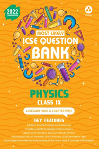 Most Likely Question Bank for Physics: ICSE Class 9 for 2022 Examination