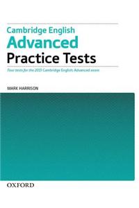 Cambridge English Advanced Practice Tests Tests Without Key