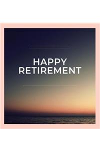 Happy Retirement Guest Book (Hardcover)