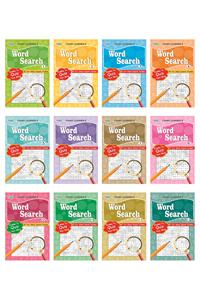 Word Search Pad Books (Set of 12 Titles)