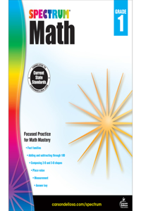 Spectrum Math Workbook, Grade 1