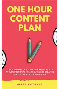 The One Hour Content Plan