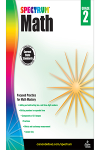 Spectrum Math Workbook, Grade 2