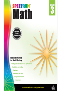 Spectrum Math Workbook, Grade 3