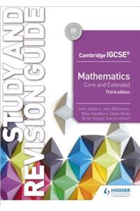 Camigcse Maths Core & Extended Study & Revision Guide 3rd Edition