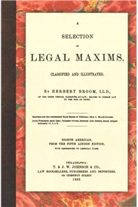 Selection of Legal Maxims