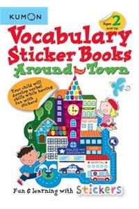 Vocabulary Sticker Books Around Town