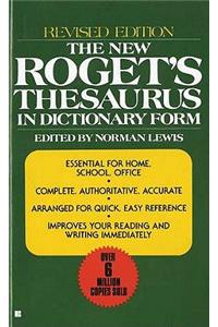 The New Roget's Thesaurus in Dictionary Form