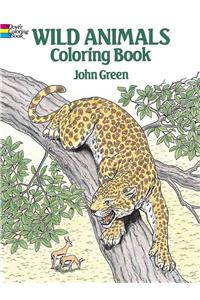 Wild Animals Coloring Book