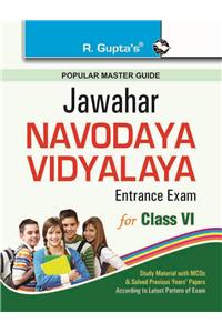 Jawahar Navodaya Vidyalaya Entrance Exam for (6th) Class VI